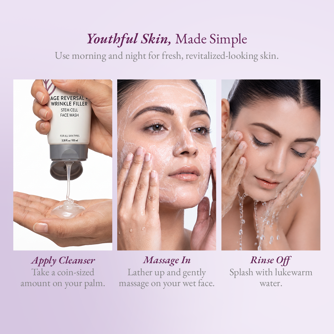 Stem Cell Age Reversal + Wrinkle Filler Cleanser