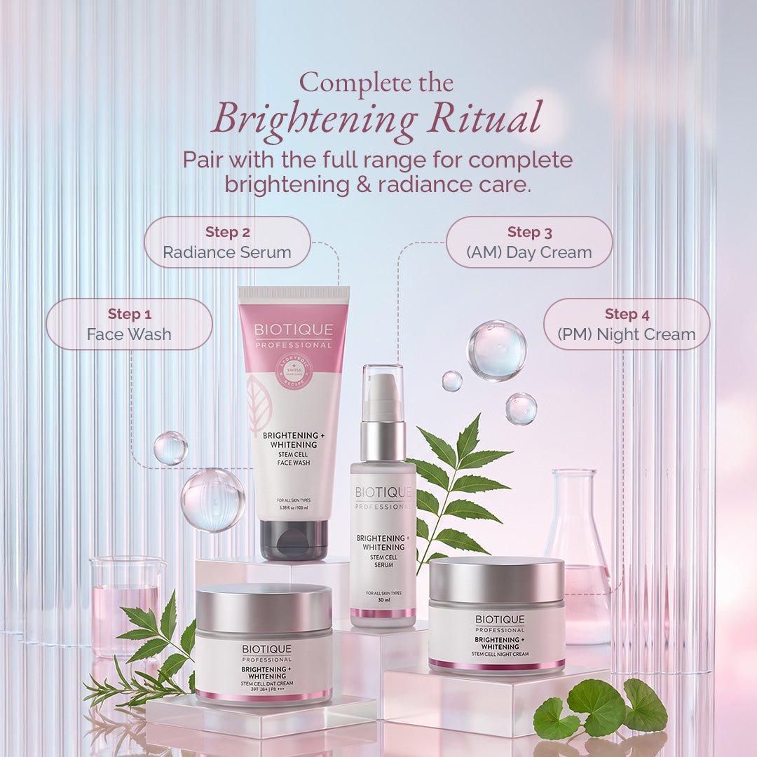 Stem Cell Brightening + Whitening  Night Cream