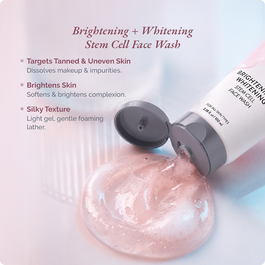 Stem Cell Brightening + Whitening  Face Wash