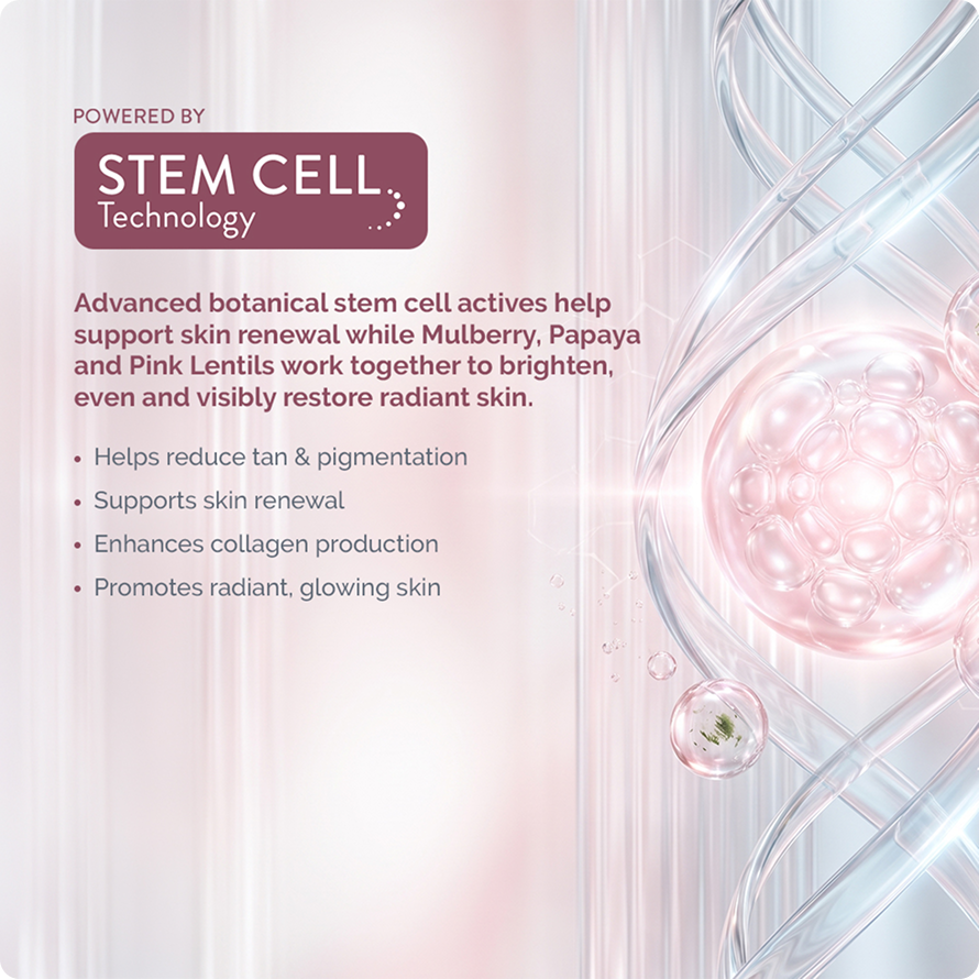 Stem Cell Brightening + Whitening  Face Wash