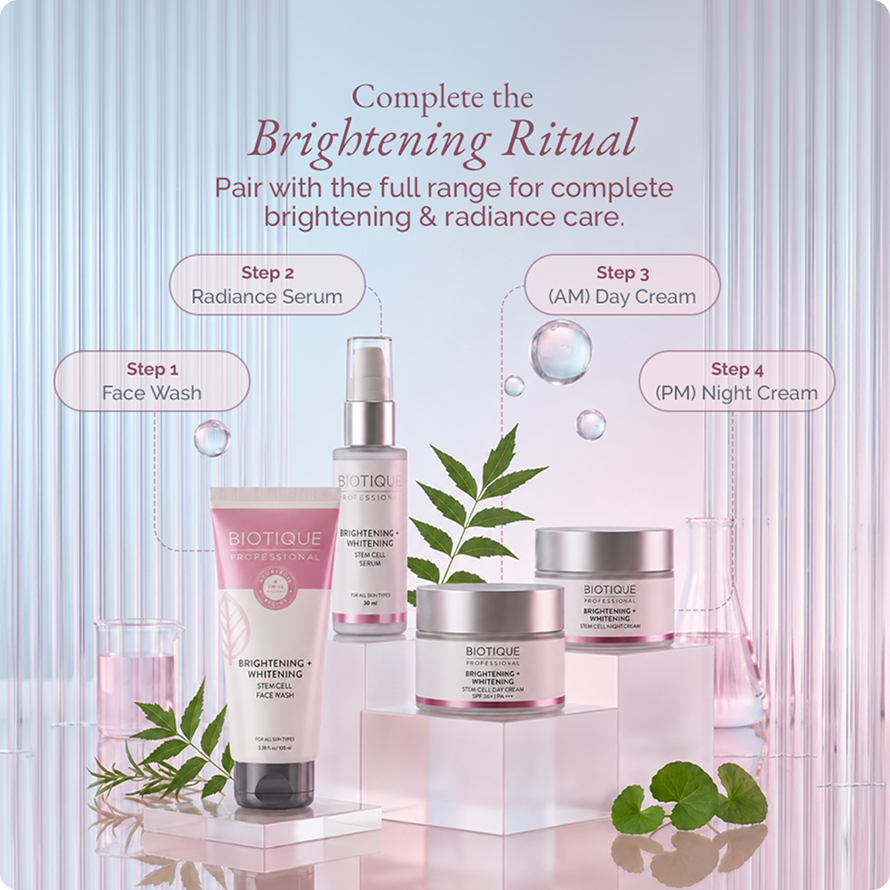 Stem Cell Brightening + Whitening  Face Wash