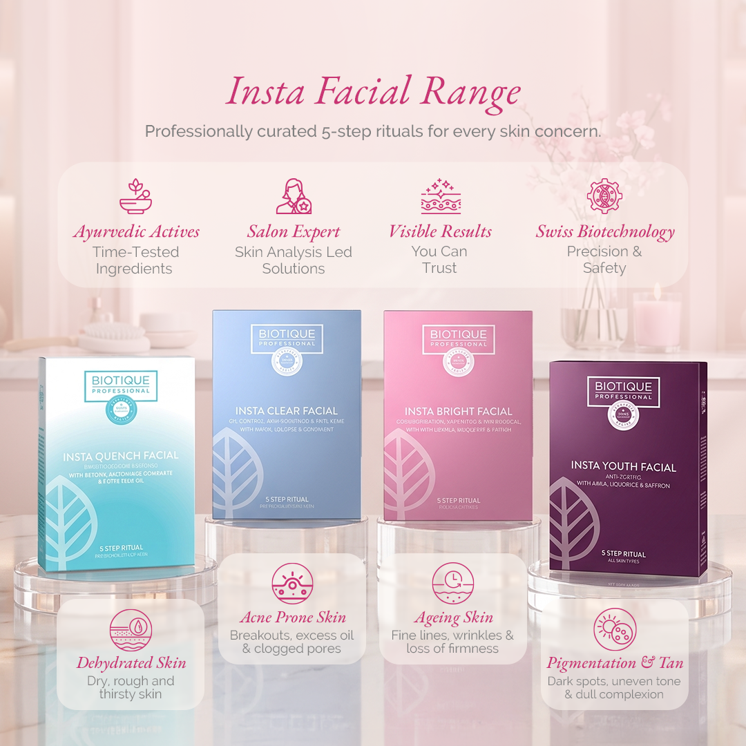 Insta Bright Facial Kit (Pack of 5)