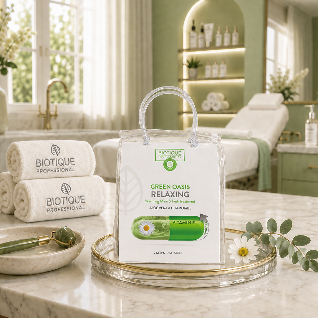 Crystal Mani Pedi Green Oasis