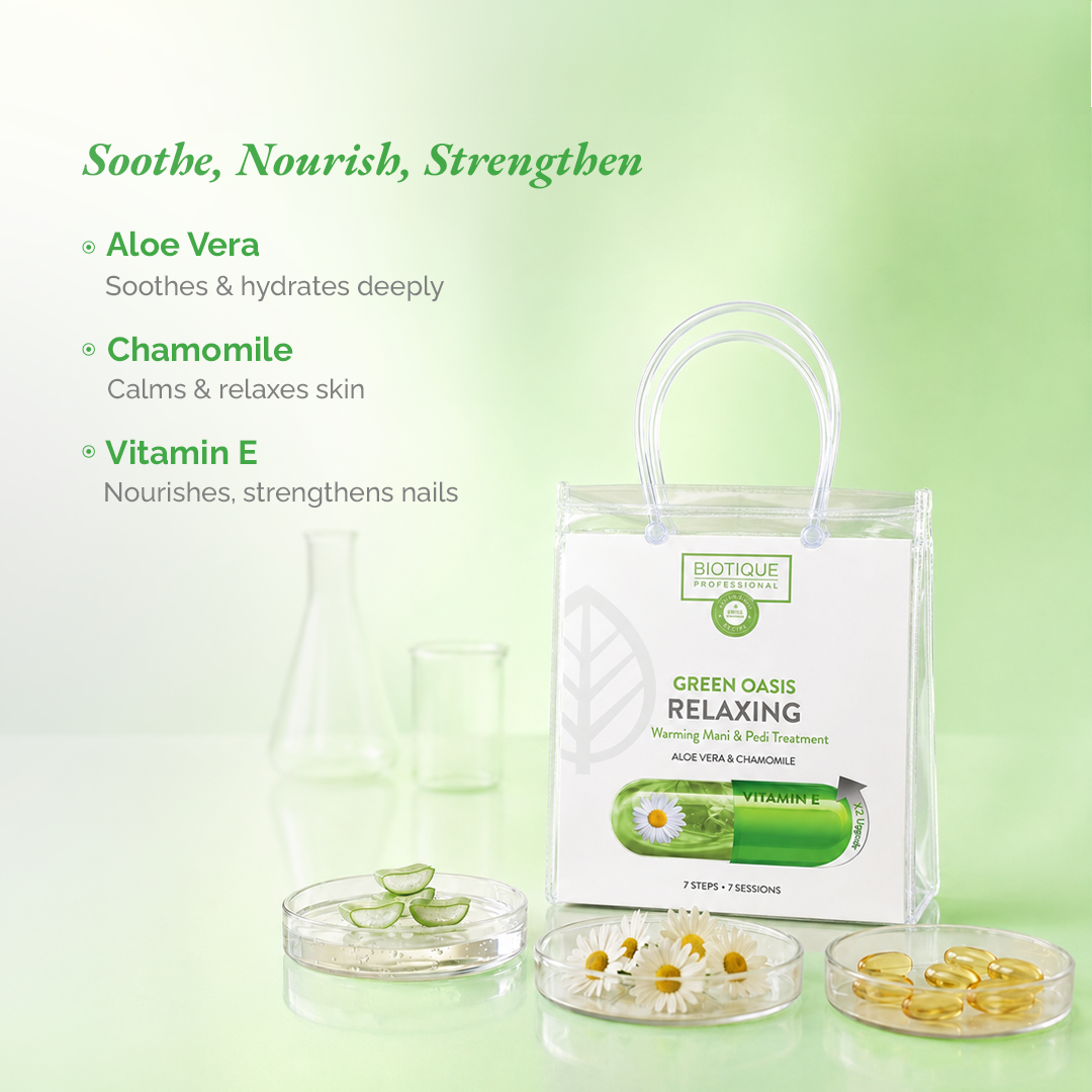 Crystal Mani Pedi Green Oasis