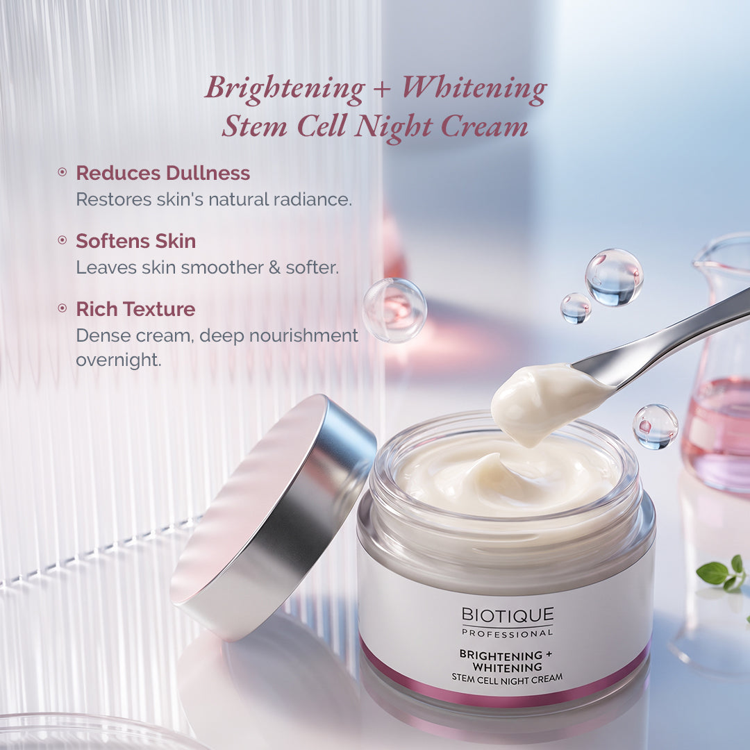 Stem Cell Brightening + Whitening  Night Cream
