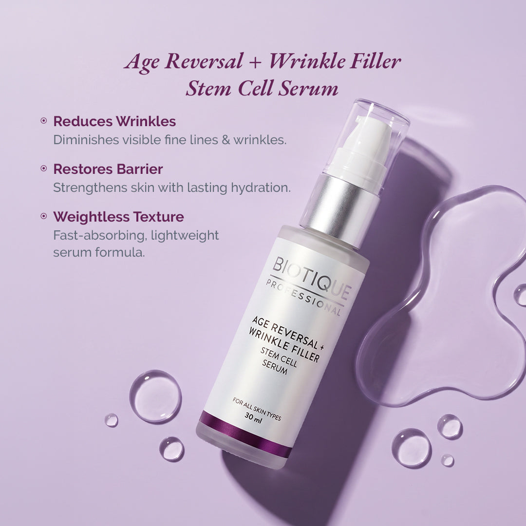 Stem Cell Age Reversal + Wrinkle Filler Serum