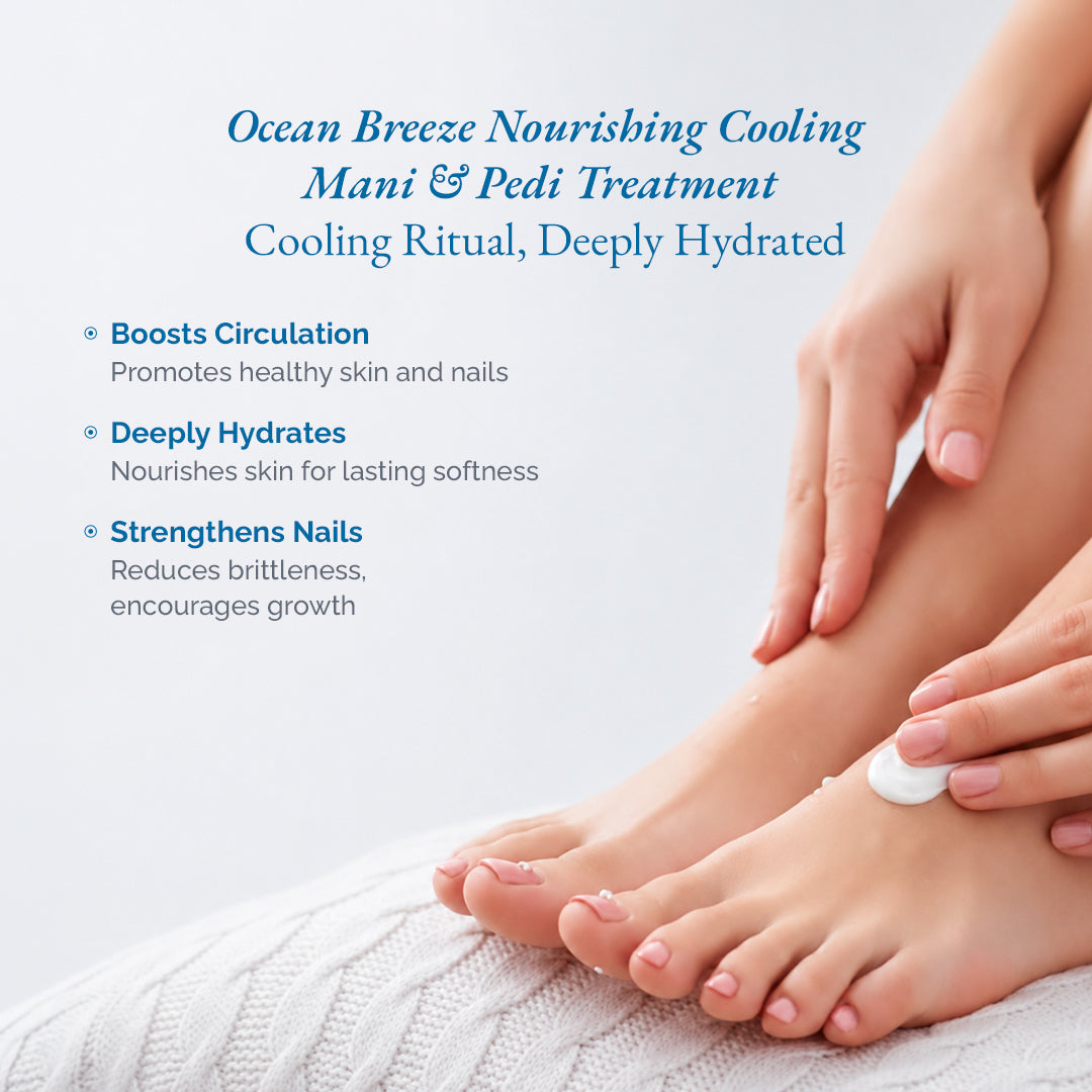 Crystal Mani Pedi Ocean Breeze