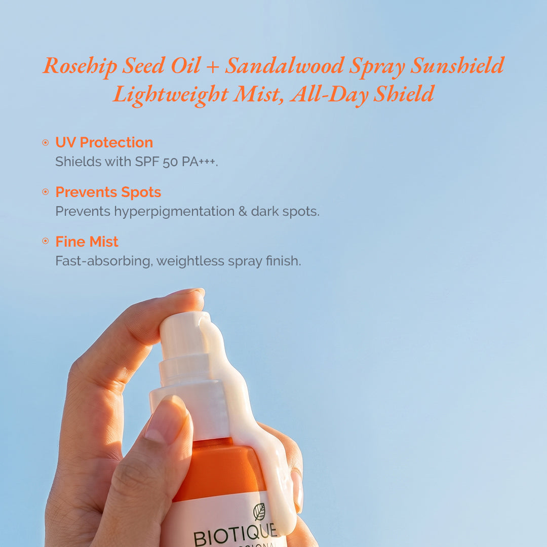 Rosehip Seed Oil + Sandalwood Spray Sunshield
