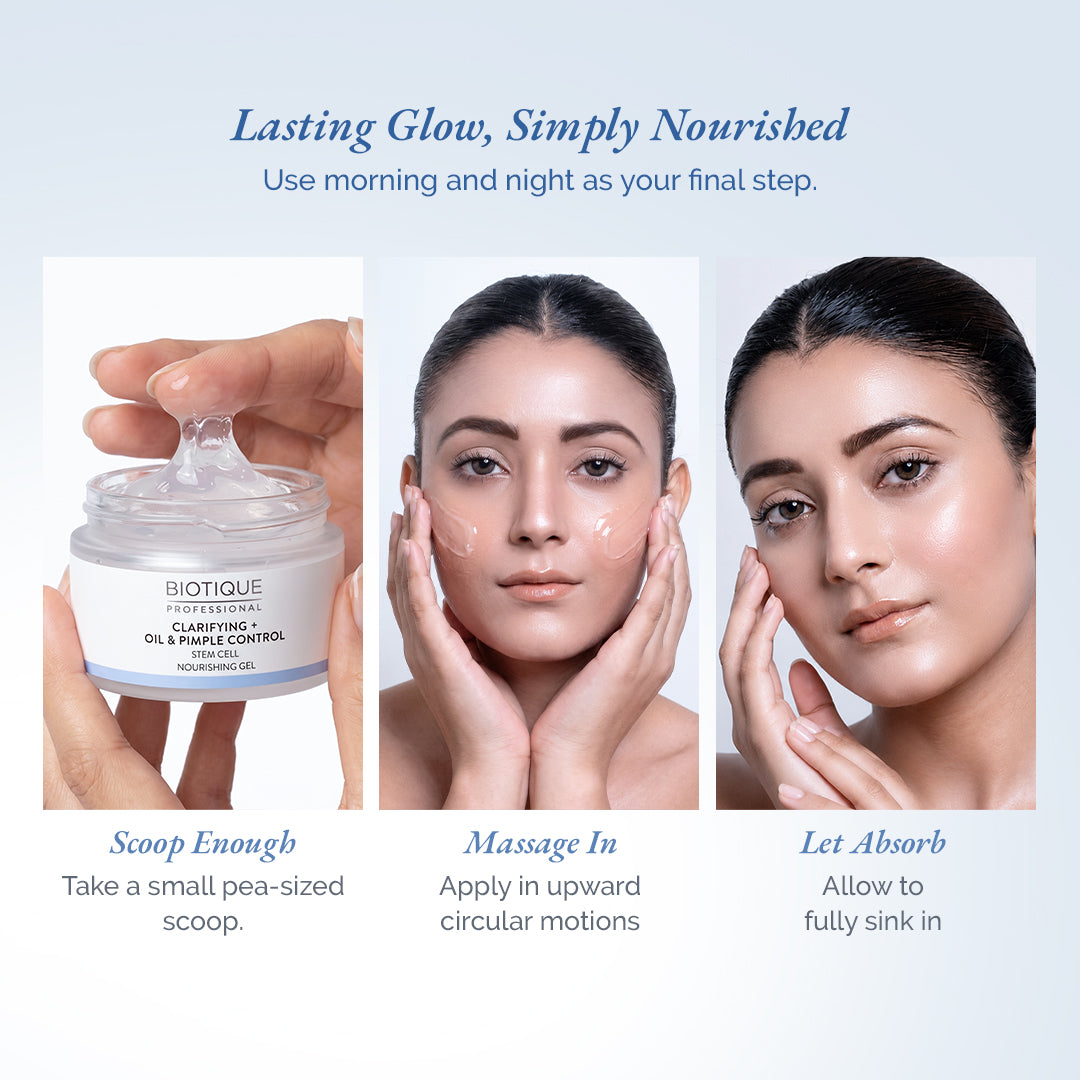 Stem Cell Clarifying + Oil & Pimple Control Nourishing Gel