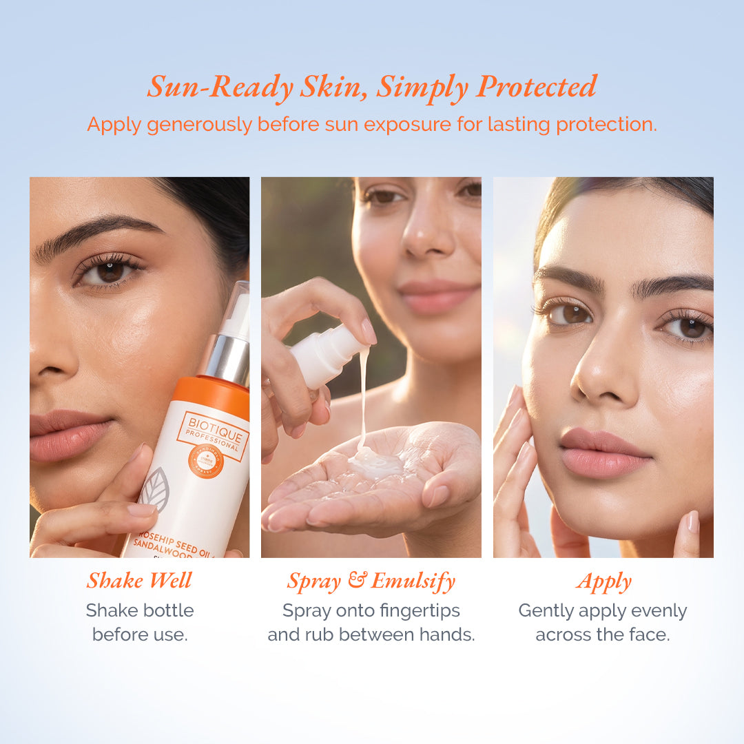Rosehip Seed Oil + Sandalwood Spray Sunshield